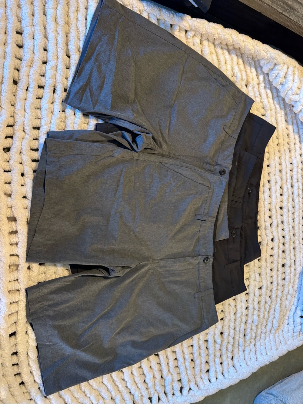 RSQ Gray and Black Men’s Hybrid Shorts size 32.
